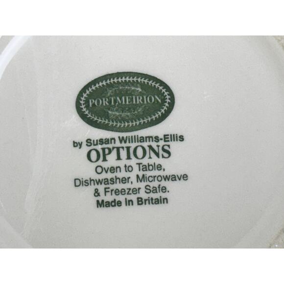 Portmeirion 1998-2006 Retired 'Options' Embossed Smooth Laurel Rim Tankard Cup - Picture 7 of 7